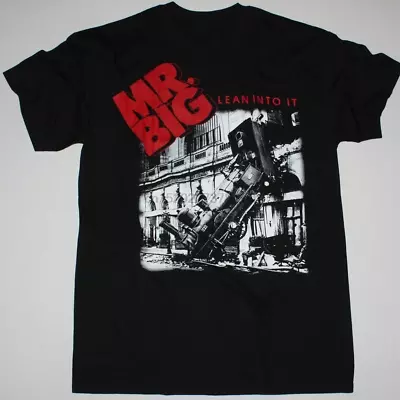 Mr. Big Rock Band Lean Into It T-shirt Black Short Sleeve All Sizes X63 • $19.99