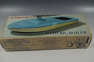 Welby Jumbo Tin Steamboat Boat Kerzem-damfboot In Box Vintage Blue • $55.75