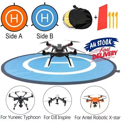 $14.21 • Buy Drone Landing Pad For DJI Mavic Pro Fast-Fold Parking 55CM 75cm 110cm Helipad GD