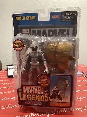 Rare Marvel Legends Moon Knight MODOK Series Silver Variant Toy Biz 2006 NEW • $19.99