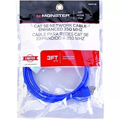 Monster Networking Cable Ethernet 3 Ft. • $18.27
