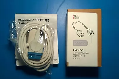 Masimo 2016 LNC-10-GE LNCS To GE Patient Cable 10ft/3m New In Box • $39.95