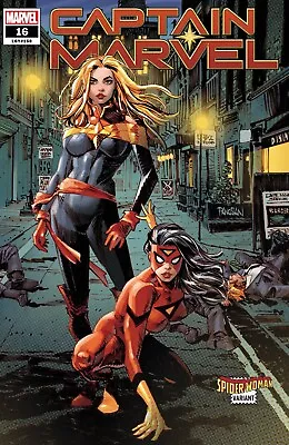 CAPTAIN MARVEL #16 NEAR MINT 2020 DAN PANOSIAN SPIDER-WOMAN VARIANT MARVEL B-17 • $4.41