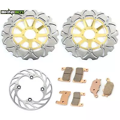 Front Rear Brake Disc Rotors Pads For Honda 1998 1999 CBR 900 RR CBR900RR 98 99 • $198.45