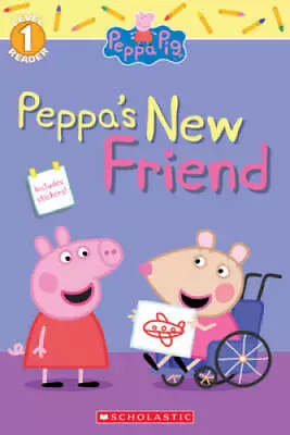Peppa Meets Mandy Mouse (Peppa Pig Level 1 Reader With Stickers) - GOOD • $4.08