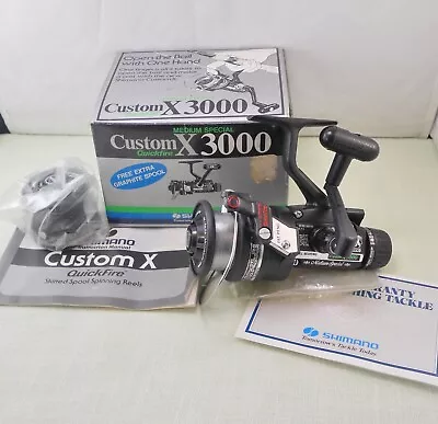 Shimano Custom X 3000 Quick Fire Spinning Reel In Box • $45