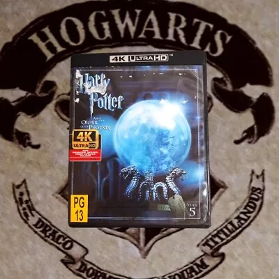 Harry Potter And The Order Of The Phoenix 4K Ultra HD Blu-ray DVD Movie Used • $16.99