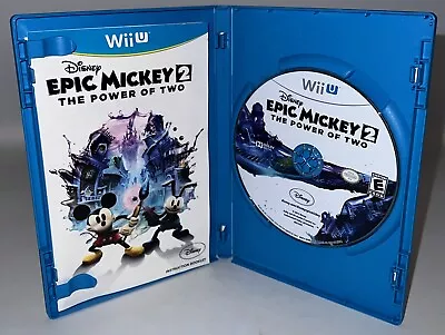 Disney Epic Mickey 2: The Power Of Two (Wii U 2012) Complete Tested Working • $12.99