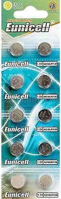 AG10 LR54 G10A KA54 189-1 L1131 V10GA GP89A 1.5v Coin Button Batteries • £1.65