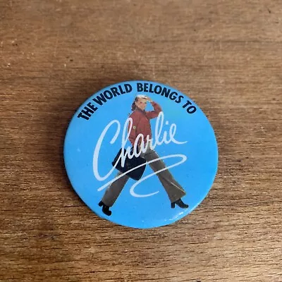 Vintage 1980s 1970s Charlie Perfume Badge  • £2