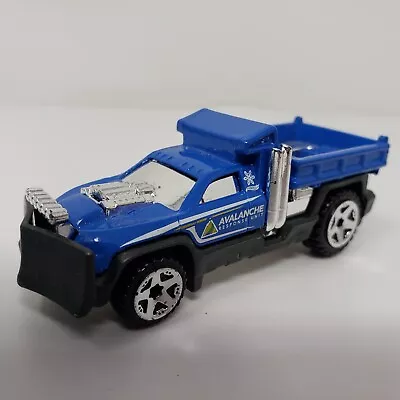 Hot Wheels Snow Plow Avalanche Response Unit Truck Blue Diecast Die-cast Toy Car • $9.95