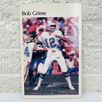 VTG‼ 1981 Marketcom NFL Mini-Poster #23 BOB GRIESE Miami Dolphins • VG‼ • $9.95