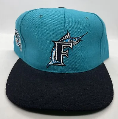 Vintage FLORIDA MARLINS American Needle MLB Snapback Hat Cap NEW • $49.50