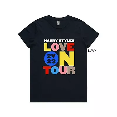 Harry Styles T-Shirt Love On Tour 2023 T-Shirt NAVY • $35