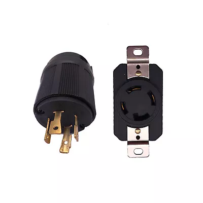 NEMA L15-30 Male Plug & Female Receptacle 30A 250V L15-30P L15-30R • $16.99