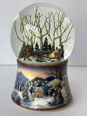 Macy's Holiday Line  We Wish You A Merry Christmas” Musical Water Globe-tested • $35