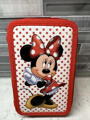 Minnie Mouse Deluxe Pencil & Marker Case Organizer Walt Disney World Disneyland • $21.55