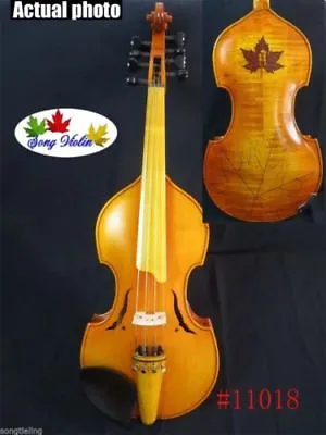 Baroque Style SONG Master 4×4 Strings 15  Viola D'Amore Good Sound #11018 • $359.10