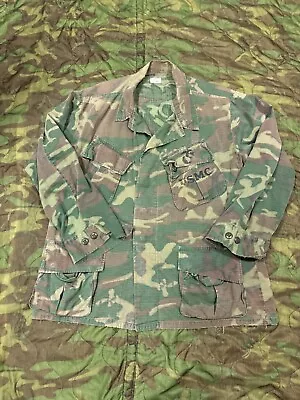 Vietnam War  ERDL Jungle Fatigue Jacket DSA 1969 Medium Long USMC • $70