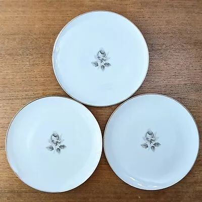 Unused Remembrance Estate Porzellan 3 Dinner Plates Saladmaster Platinum Germany • $40.76