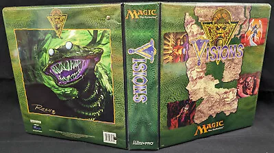 Magic The Gathering Visions Binder 1997 Vintage Mtg Vampiric Tutor WOC81170 • $63.78