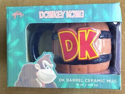 $45 • Buy Donkey Kong Barrel Mug Official Nintendo Themed Mug Just Funky DK 2017