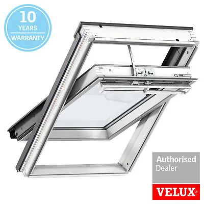 VELUX Electric Roof Window GGL 207021U White Painted Centre-pivot With Flashing • £642.60