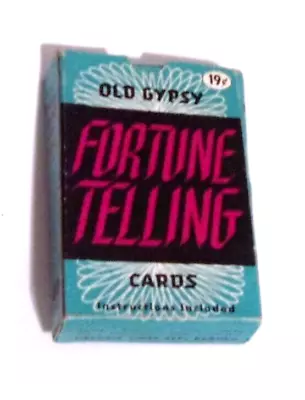 Vintage 1940 Whitman OLD GYPSY FORTUNE TELLING Cards W/Instructions USAComplete • $30