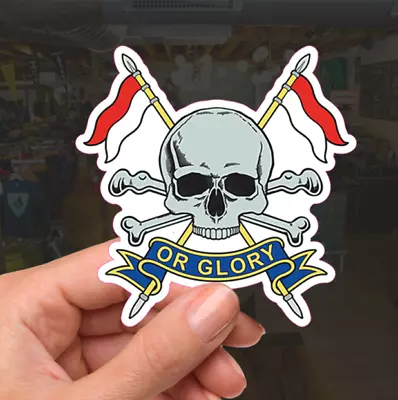 Royal Lancers Waterproof Vinyl Stickers - Official MoD Reseller FREE SHIPPING • £2.89