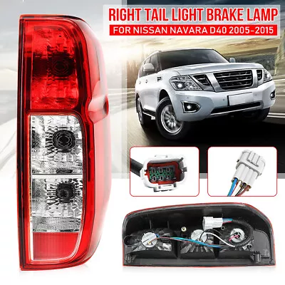 Right Rear Tail Light Lens Brake Lamp W/Wires For Nissan Navara D40 2005-2015 • $42.69