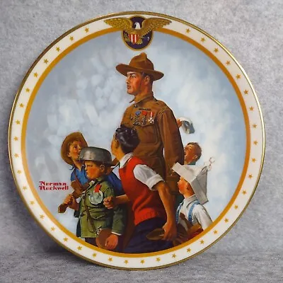 Vintage USA 1982 Norman Rockwell Home Of The Brave  Hero's Welcome  Plate • $8.50