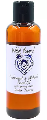 Beard Oil Cedarwood & Patchouli 100ml Natural Hair Grooming Balm Gift For Men • £6.99
