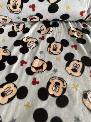 58  Wide Anti Pill Polar Fleece Fabric | Sold By The Yard Mickey Mouse • $21.99