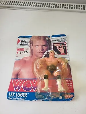 £14.99 • Buy Galoob WCW MOC Lex Luger  Loose Figure Vgc