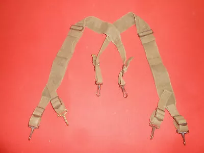  U.S.ARMY* : 1951 KOREAN WAR  M-1936 SUSPENDERS MILITARIA ''used''  • $34.99