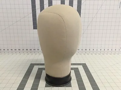 Cork Filled Canvas Mannequin Wig Head W/ Mount Hole 11.5  Tall (20 - 23 ) • $29.95