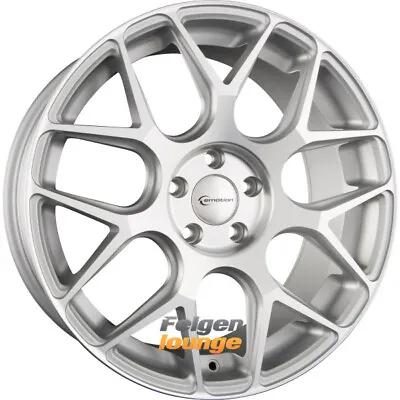 4x EMOTION WHEELS MASH Silver Matte Front Polished 9.5x19 ET35 5x120 • $920.58