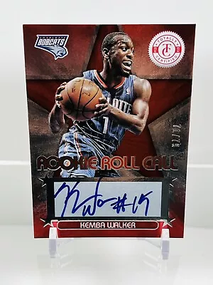 2012-13 Panini Totally Certified Kemba Walker RC Red Rookie Roll Call Auto /79 • $30