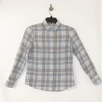 The Boy Shirt By J. Crew Plaid Button Up Size 6 • $9.99