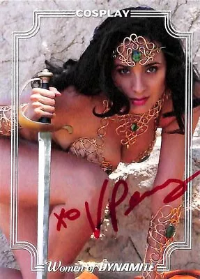 Cosplay Woman Of Dynamite Trading Cards Autograph Card Valerie Perez • $12