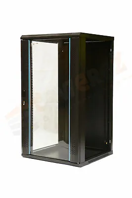 15U  SERVER RACK  WALLMOUNT 19 INCH 600 (W) X 590 (D) X 750(H)  FLAT PACK • £179