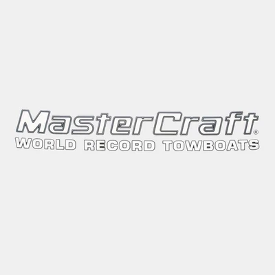 $80.18 • Buy MasterCraft Boat Raised Decal 758406 | Vinyl 29 1/2 X 4 3/4 Inch White