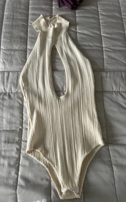 £11 • Buy Zara Women’s Bodysuit Halter Neck Small