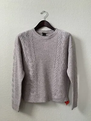 Magaschoni 100% Cashmere Cable Knit Pullover Sweater  • $120