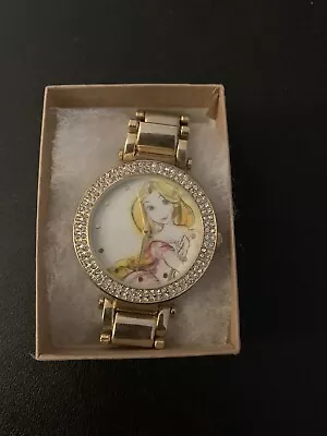 Disney Princess Tangled Rapunzel Wrist Watch Sketch Watercolor No Battery • $15