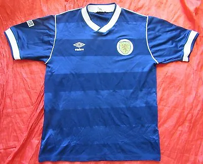 SCOTLAND Mexico World Cup 1986  Home Shirt Jersey UMBRO Tartan Army Adult SIZE M • £249
