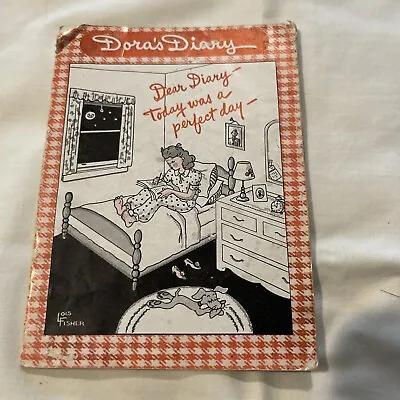 1940's DORA'S DIARY Recipe Booklet~MONARCH RANGE~Dumb Dora~SEXY LOIS FISHER ART • $8.99