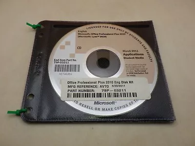 Desktop Computer Office Professional Plus 2010 3 Discs College Student • $34.99