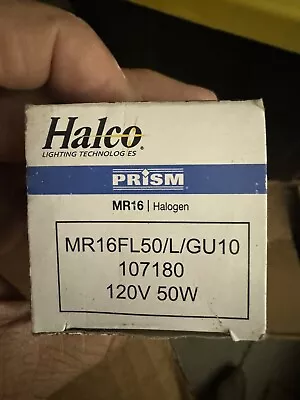 Halco 107180 50 Watt 120 Volt Mr16 30 Degree Spread Flood Lamp.. • $5.99