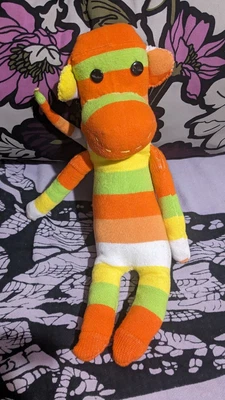 £0.99 • Buy Sock Monkey Soft Toy Handmade